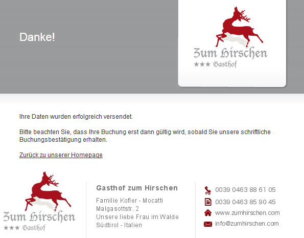 der RICHTIGE Hirsch... ??!