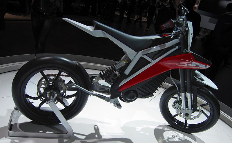 Husqvarna Concept E-Go at the Milan Motorcycle Show 2011