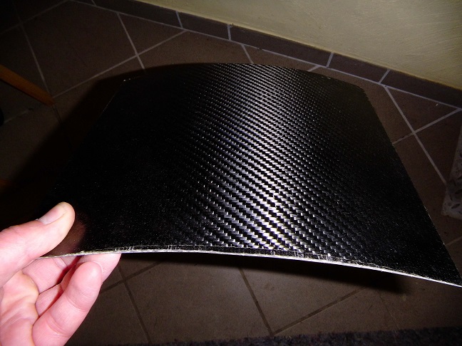 Carbon-Halteplatte für Kennzeichen