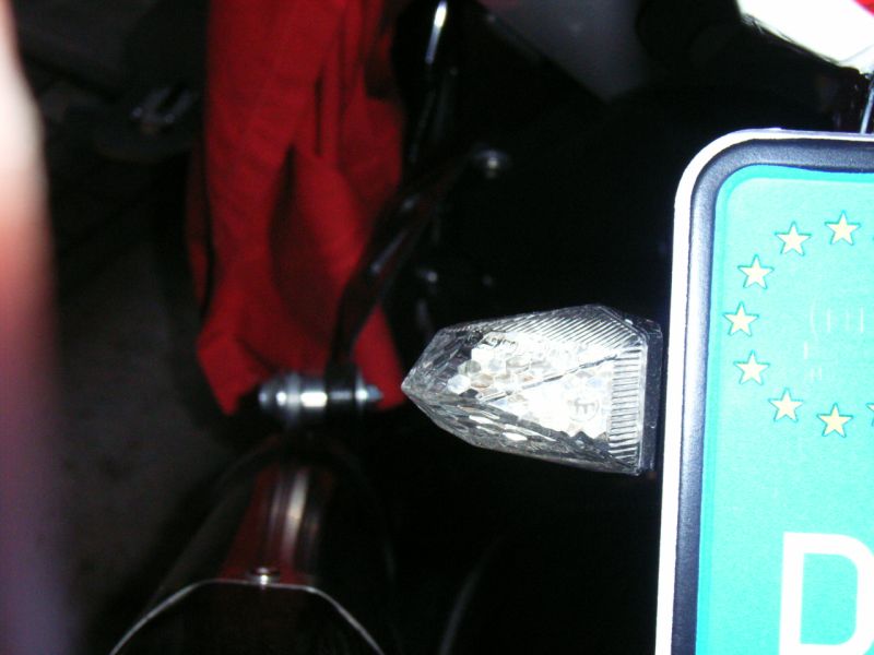Blinker von hinten